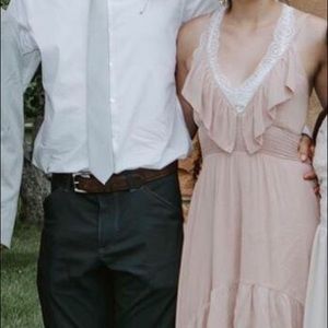 🎀 mauve pink hi-lo dress 🎀